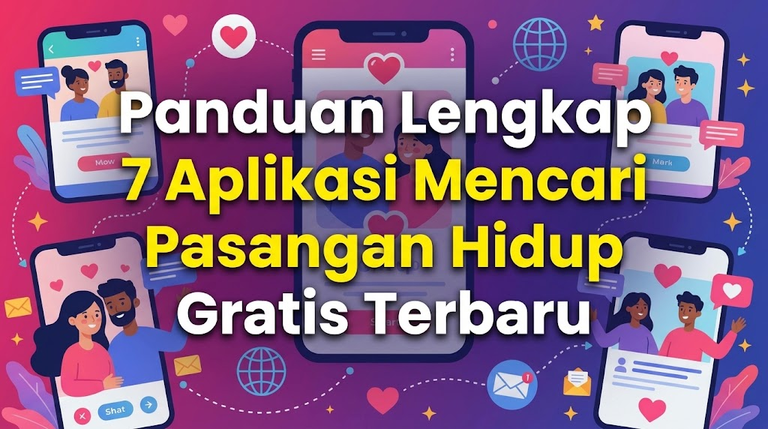 Panduan Lengkap 7 Aplikasi Mencari Pasangan Hidup Gratis Terbaru